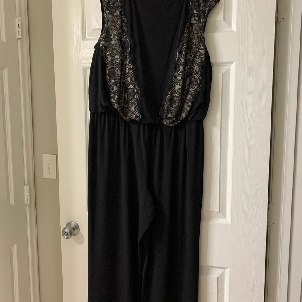 Elegant Black Lace Jumpsuit